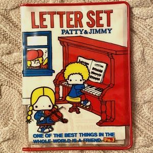 Sanrio Vintage 1976 "Patty and Jimmy" Letter Writing Stationery Collector's Item